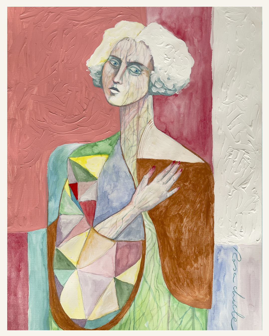 the girl from page X